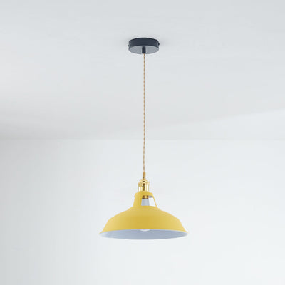 Lyrae Morandi-Style Colorful Metal Pendant Light Glow - OpalDwell