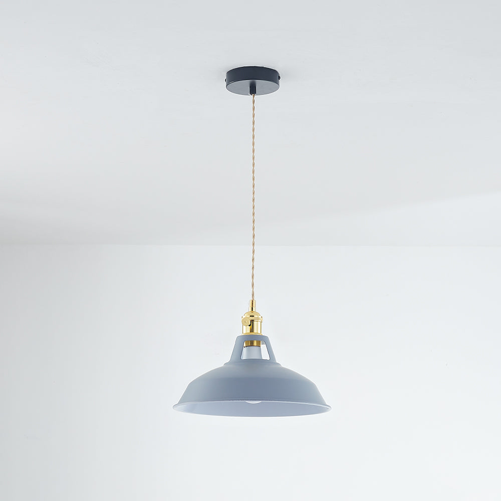 Lyrae Morandi-Style Colorful Metal Pendant Light Glow - OpalDwell