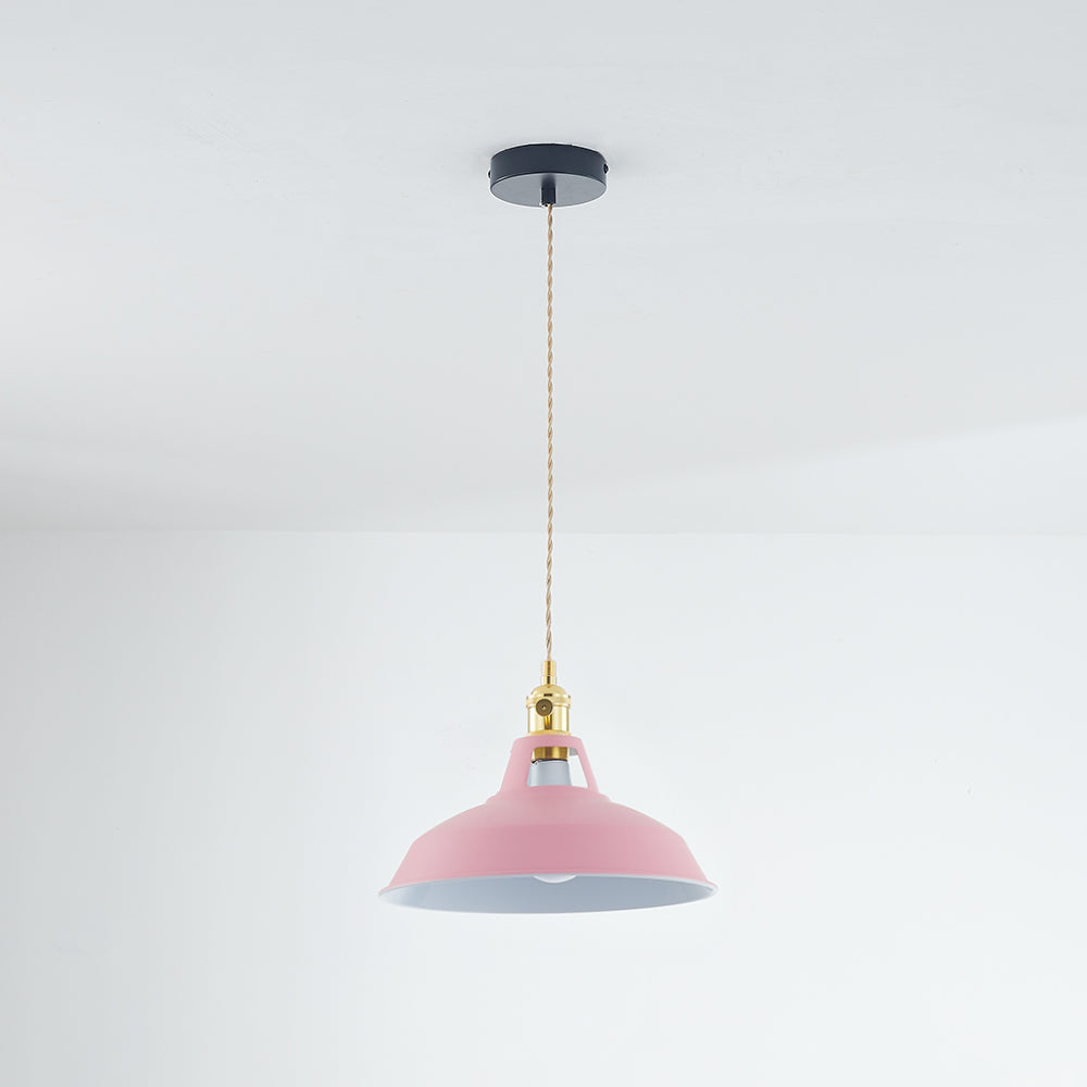 Lyrae Morandi-Style Colorful Metal Pendant Light Glow - OpalDwell