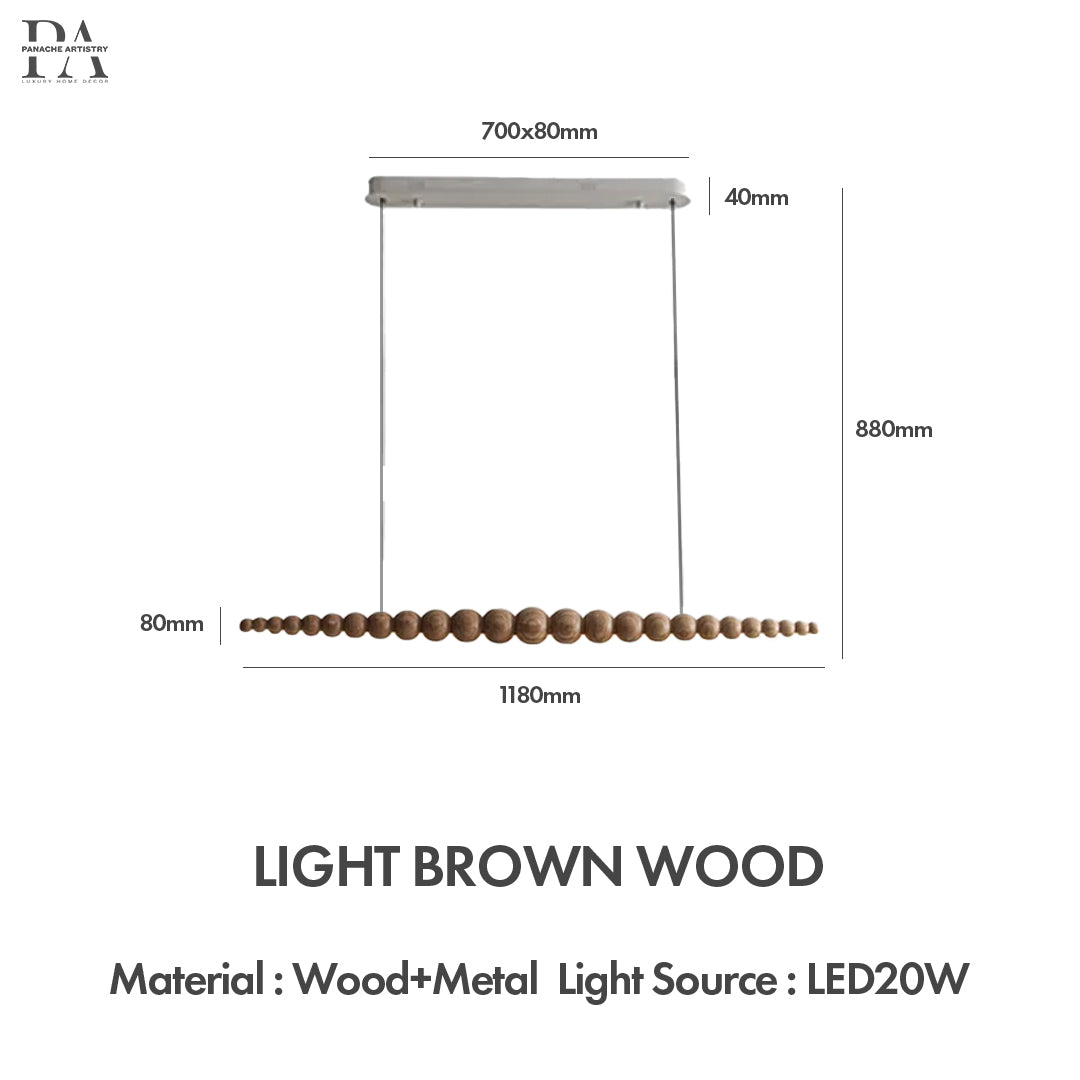 Varena Linear Pendant Light | OpalDwell - OpalDwell