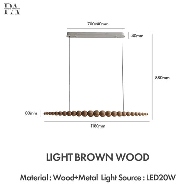Varena Linear Pendant Light | OpalDwell - OpalDwell