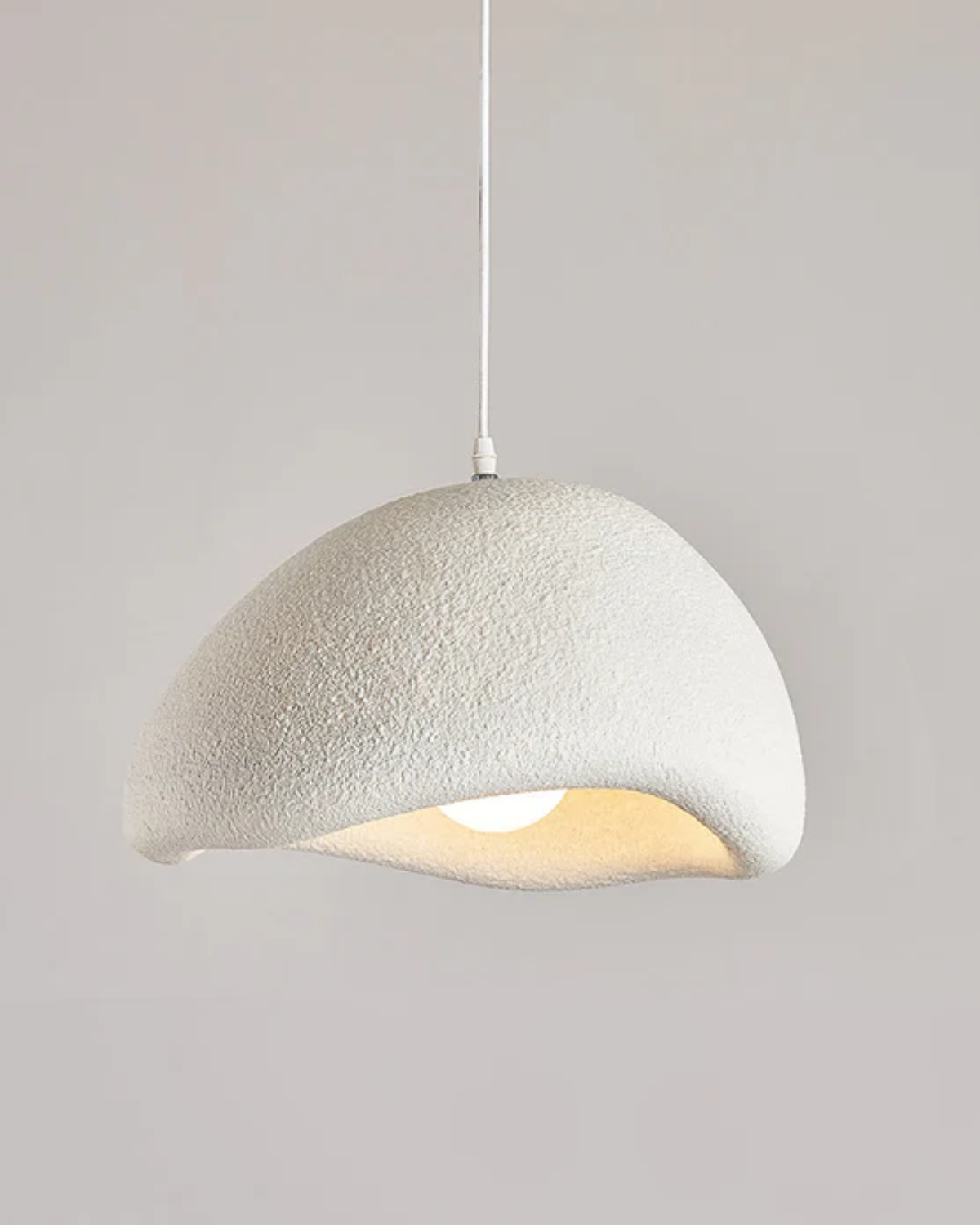 Domeform Pendant Light Modern Sculptural Ceiling Fixture - OpalDwell