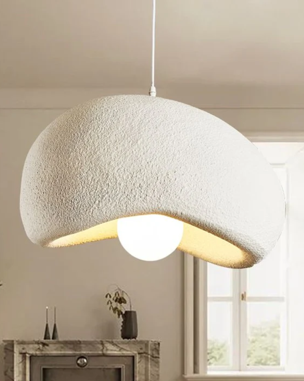 Domeform Pendant Light Modern Sculptural Ceiling Fixture - OpalDwell