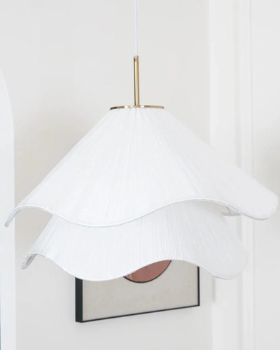 Kirra Petal Layer Pendant Light - Soft Glow Ceiling Fixture - OpalDwell