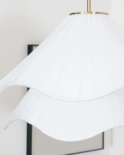 Kirra Petal Layer Pendant Light - Soft Glow Ceiling Fixture - OpalDwell