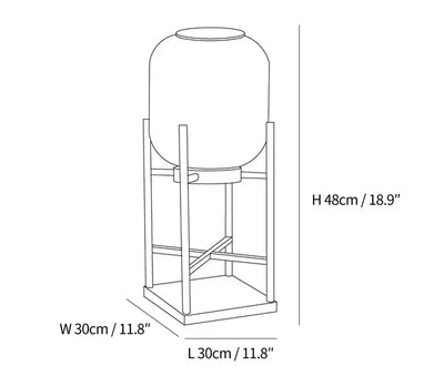 LumaSpry Outdoor Solar Lamp Stainless Steel and Glass - OpalDwell