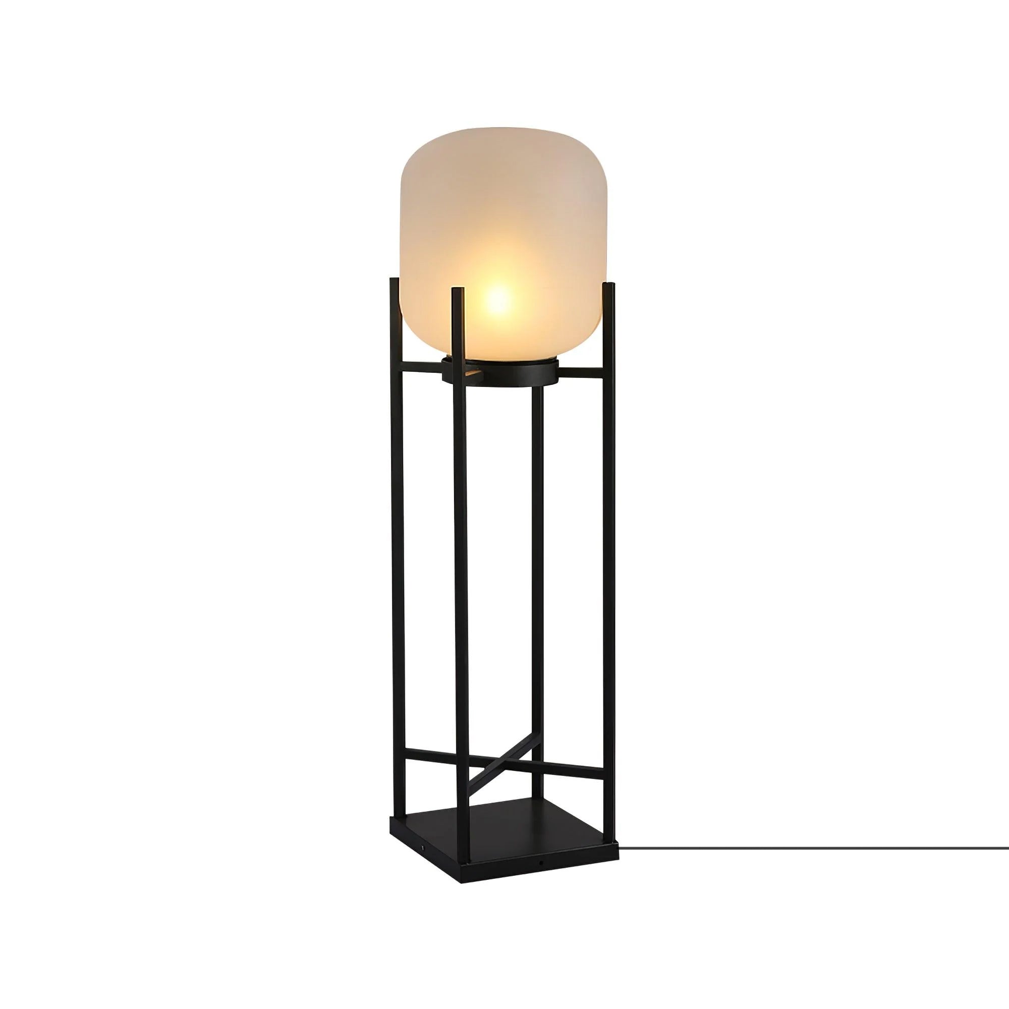 LumaSpry Outdoor Solar Lamp Stainless Steel and Glass - OpalDwell