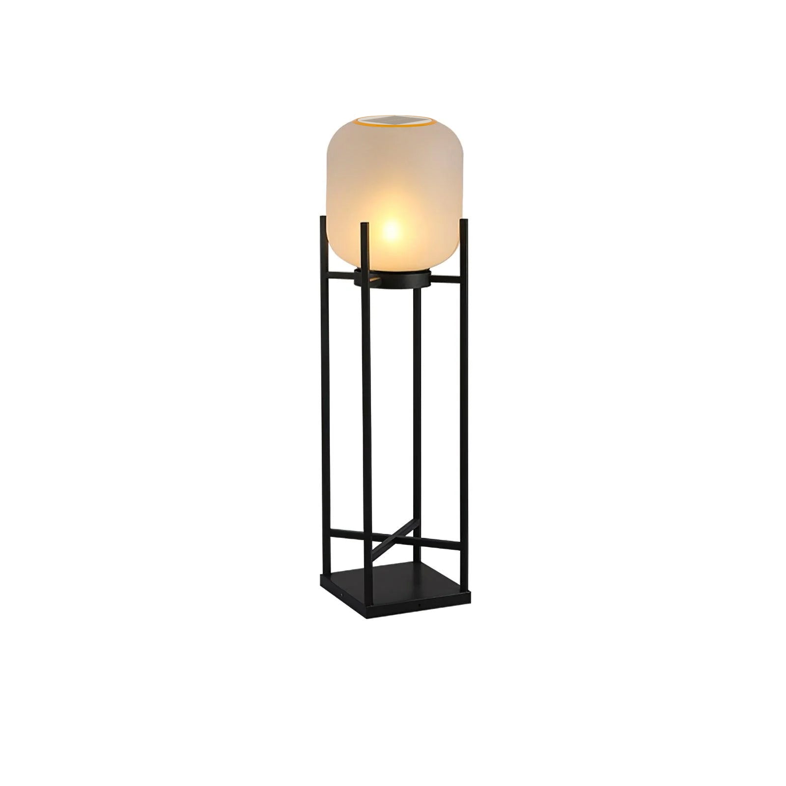 LumaSpry Outdoor Solar Lamp Stainless Steel and Glass - OpalDwell