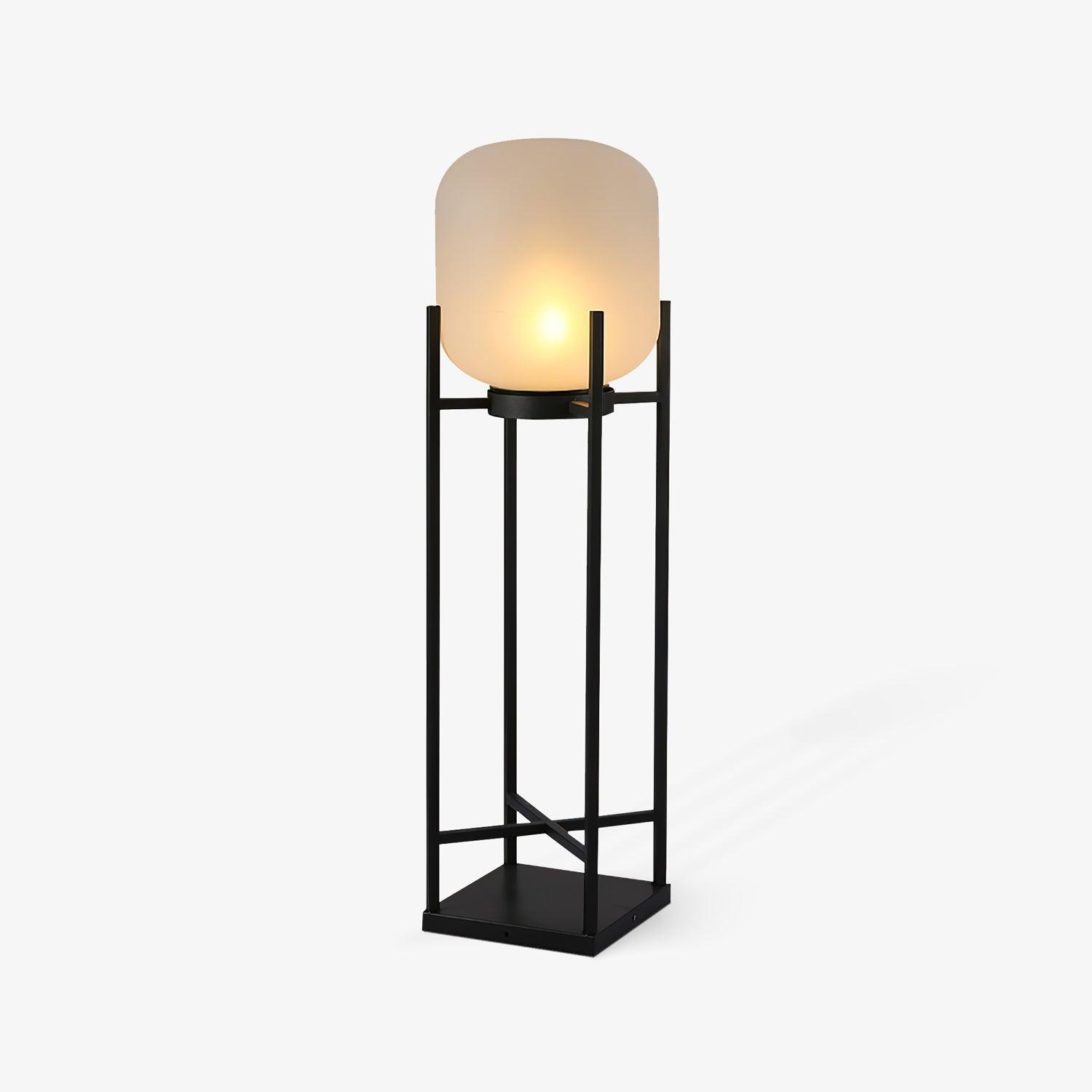 LumaSpry Outdoor Solar Lamp Stainless Steel and Glass - OpalDwell