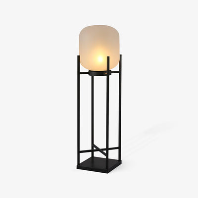 LumaSpry Outdoor Solar Lamp Stainless Steel and Glass - OpalDwell