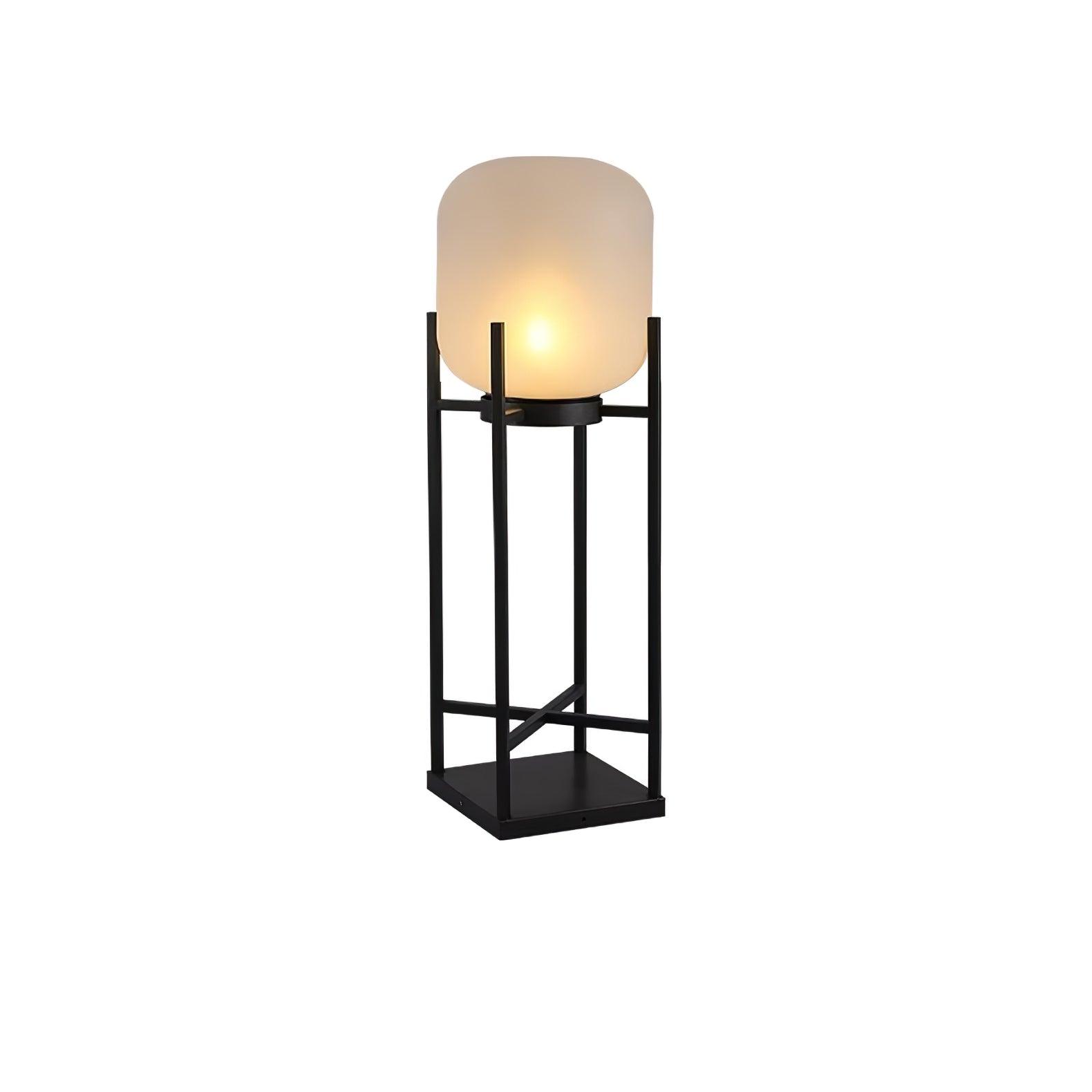 LumaSpry Outdoor Solar Lamp Stainless Steel and Glass - OpalDwell