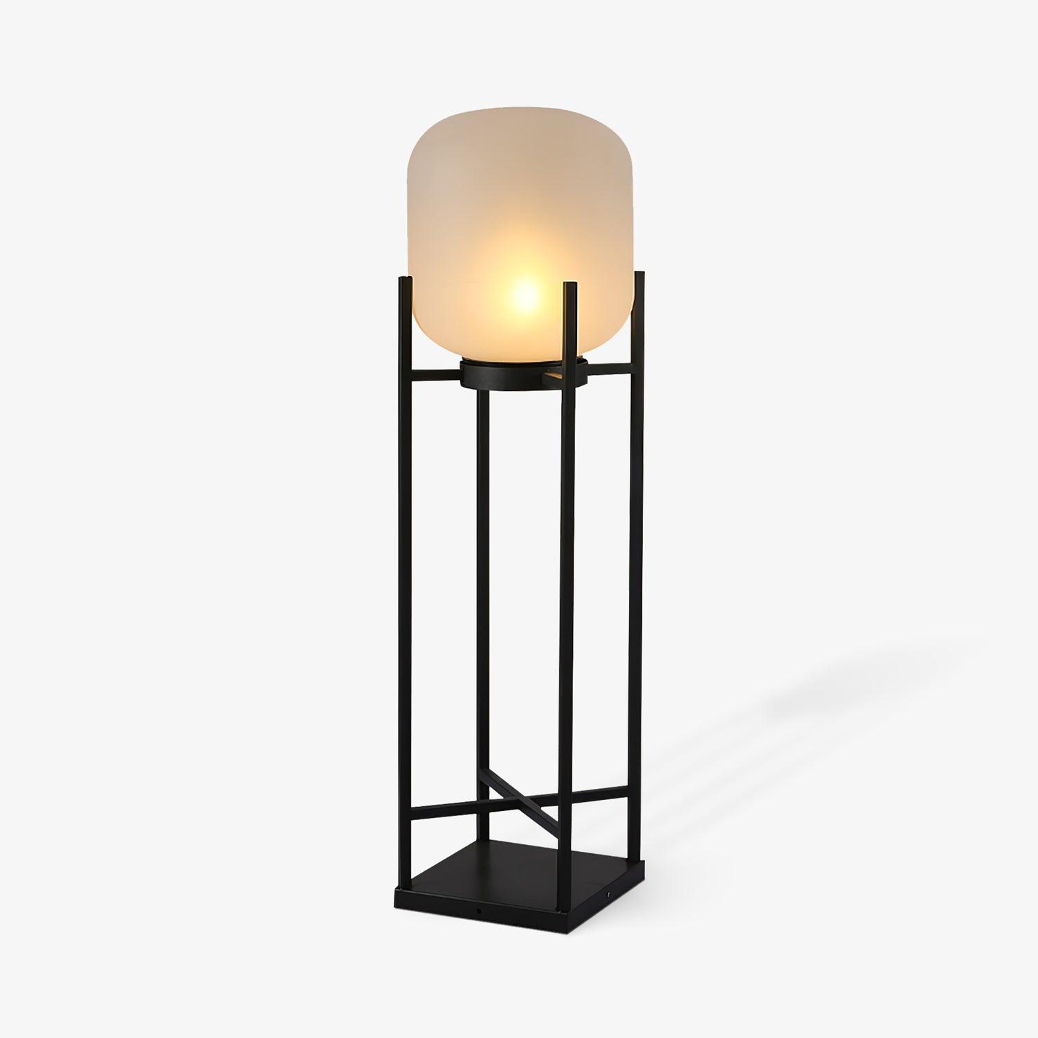 LumaSpry Outdoor Solar Lamp Stainless Steel and Glass - OpalDwell