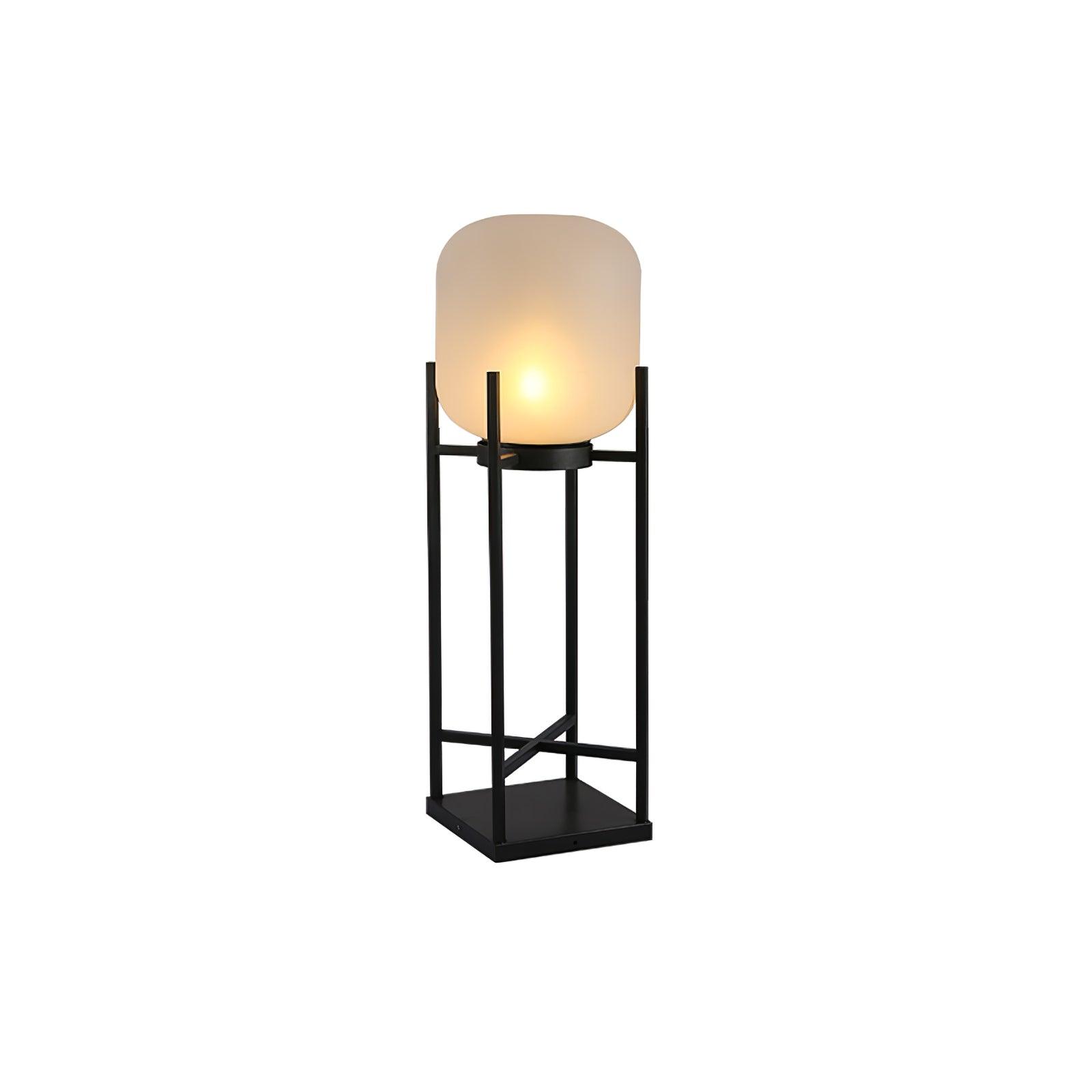 LumaSpry Outdoor Solar Lamp Stainless Steel and Glass - OpalDwell