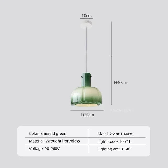 Boreal | LED Nordic Glass Pendant Light | OpalDwell - OpalDwell