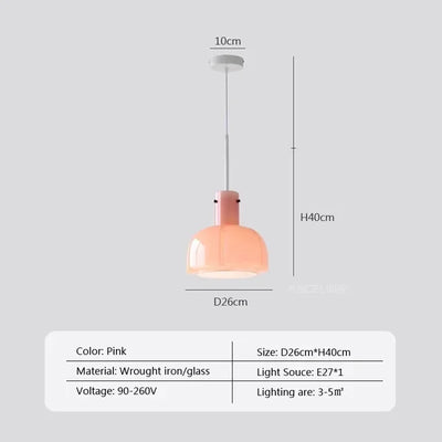 Boreal | LED Nordic Glass Pendant Light | OpalDwell - OpalDwell