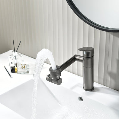 Single-Hole Swivel Multi-Directional Faucet | OpalDwell OpalDwell