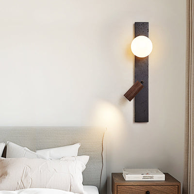 Modern Adjustable Wall Lamp With Rotating Decorative Light - OpalDwell