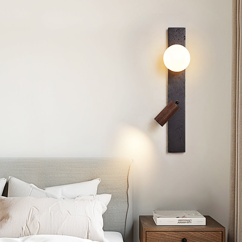 Modern Adjustable Wall Lamp With Rotating Decorative Light - OpalDwell