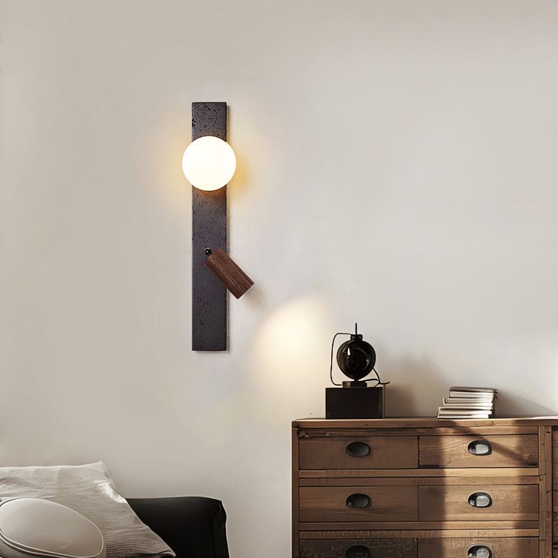 Modern Adjustable Wall Lamp With Rotating Decorative Light - OpalDwell