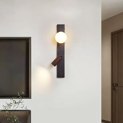 Modern Adjustable Wall Lamp With Rotating Decorative Light - OpalDwell
