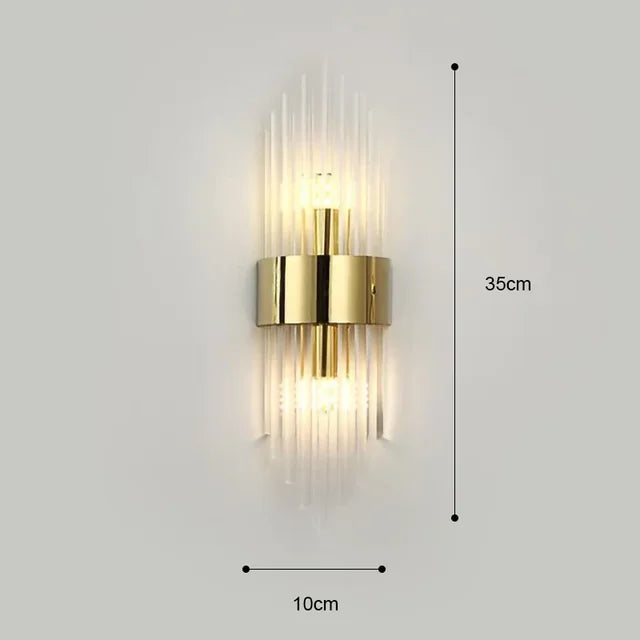 Aurelle Valen Regal Wall Light Luxury Indoor Sconce - OpalDwell