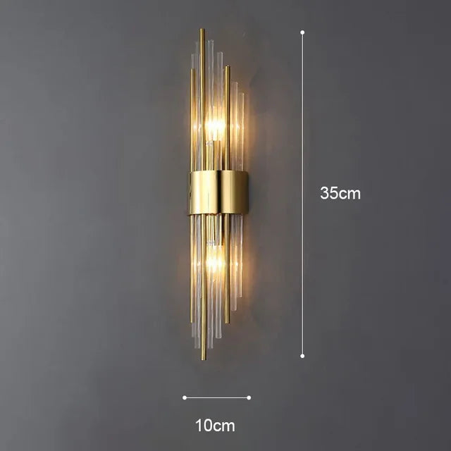 Aurelle Valen Regal Wall Light Luxury Indoor Sconce - OpalDwell