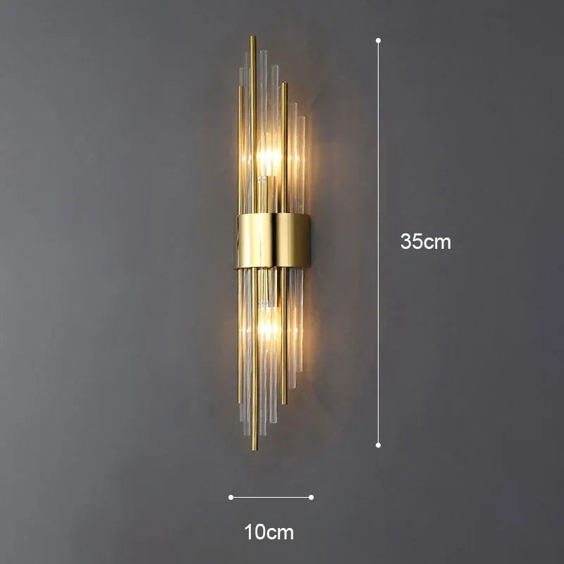 Aurelle Valen Regal Wall Light Luxury Indoor Sconce - OpalDwell