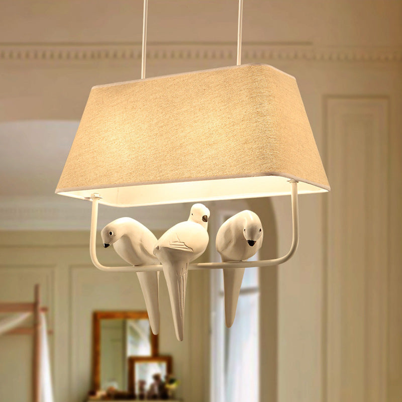 Mariselle | Linen Bird Chandelier | OpalDwell - OpalDwell