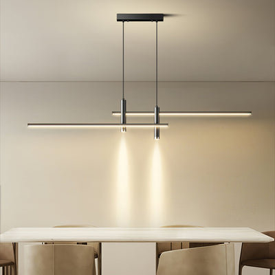 Nexa Linear Pendant Light for Modern Dining Room Lighting - OpalDwell