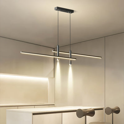 Nexa Linear Pendant Light for Modern Dining Room Lighting - OpalDwell