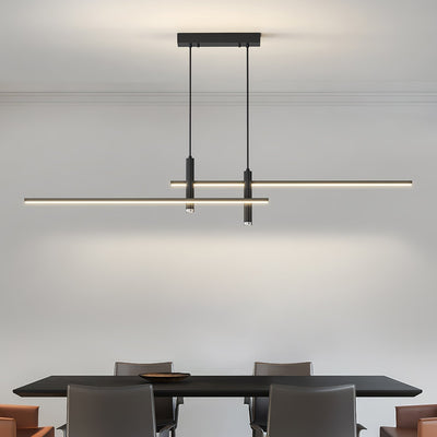 Nexa Linear Pendant Light for Modern Dining Room Lighting - OpalDwell