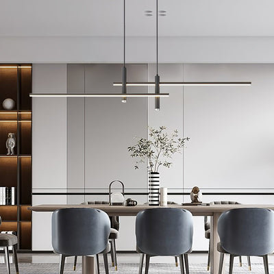 Nexa Linear Pendant Light for Modern Dining Room Lighting - OpalDwell