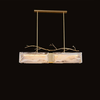 Aurora Glass Chandelier For Modern Ambient Lighting In Contemporary Spaces OpalDwell