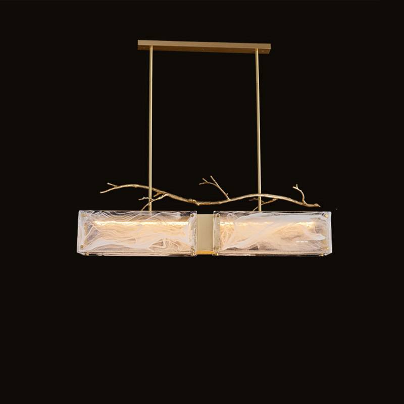 Aurora Glass Chandelier For Modern Ambient Lighting In Contemporary Spaces OpalDwell