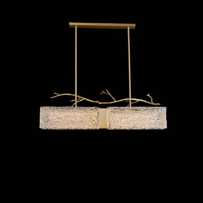 Aurora Glass Chandelier For Modern Ambient Lighting In Contemporary Spaces OpalDwell