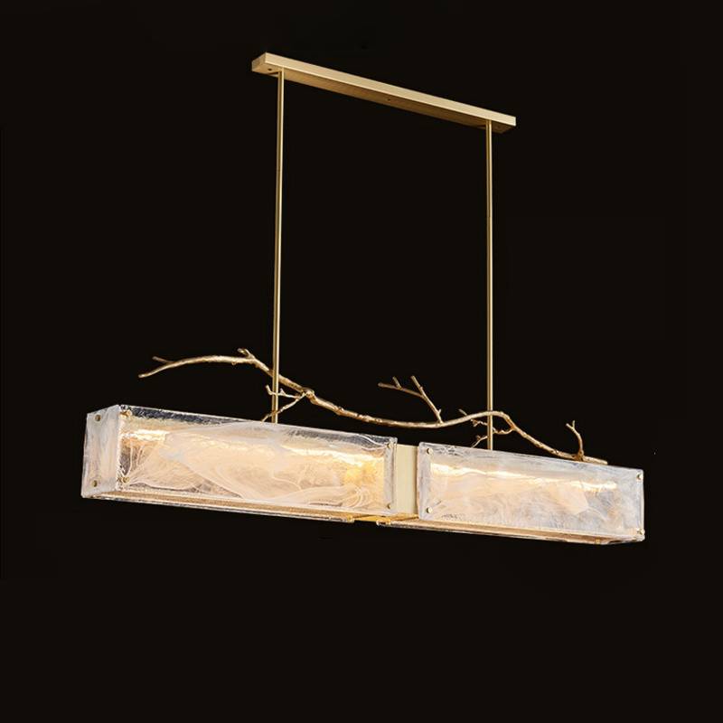 Aurora Glass Chandelier For Modern Ambient Lighting In Contemporary Spaces OpalDwell