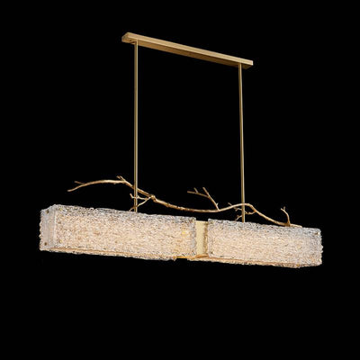 Aurora Glass Chandelier For Modern Ambient Lighting In Contemporary Spaces OpalDwell