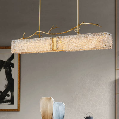 Aurora Glass Chandelier For Modern Ambient Lighting In Contemporary Spaces OpalDwell