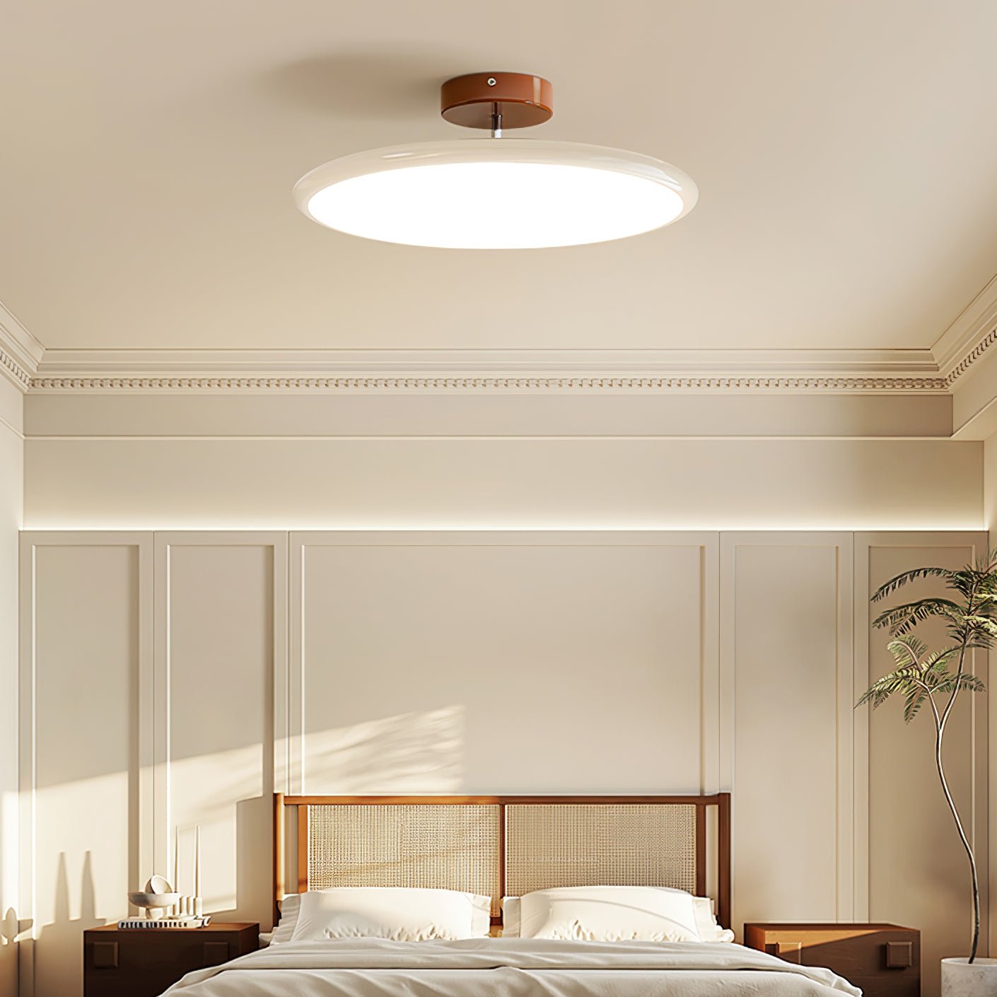 NylaGlow Colorful Adjustable Ceiling Light for Bedroom - OpalDwell