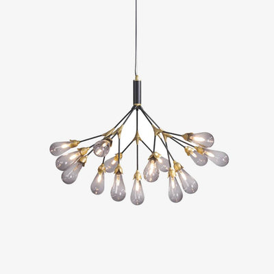 Modern Gold Branch Chandelier, Contemporary Ceiling Light For Living And Dining Rooms OpalDwell