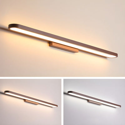 Contemporary Elegance Bathroom Wall Light With Sleek LED Illumination OpalDwell