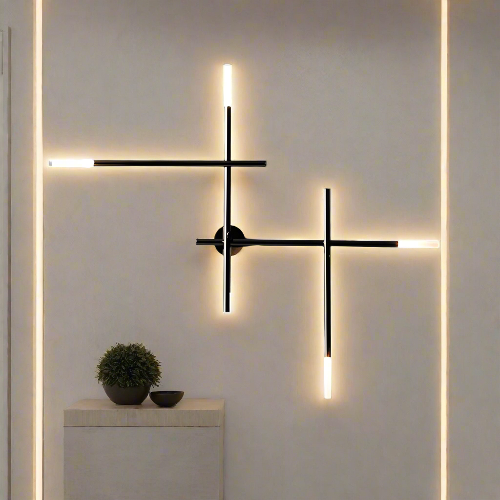 AstraCopper Elegant Modern LED Wall Sconce Light Fixture OpalDwell