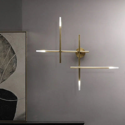 AstraCopper Elegant Modern LED Wall Sconce Light Fixture OpalDwell