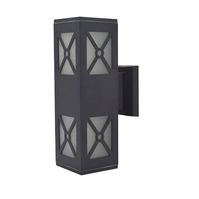 NovaLume Stylish Dual Head Waterproof Outdoor Wall Light Sconce - OpalDwell