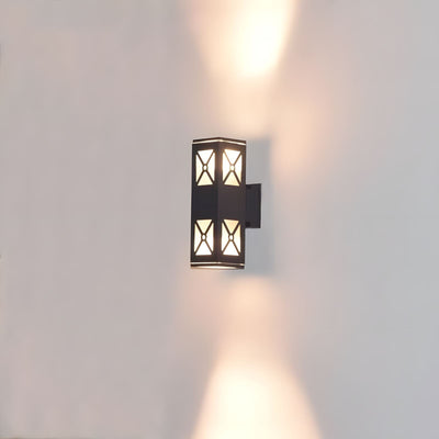 NovaLume Stylish Dual Head Waterproof Outdoor Wall Light Sconce - OpalDwell