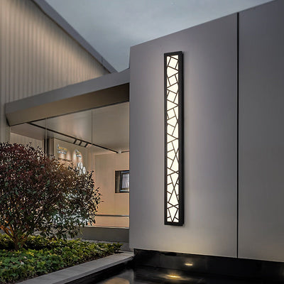 NovaGlow Chic IP65 Waterproof Outdoor Wall Sconce With LED Lighting - OpalDwell