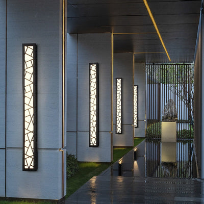 NovaGlow Chic IP65 Waterproof Outdoor Wall Sconce With LED Lighting - OpalDwell