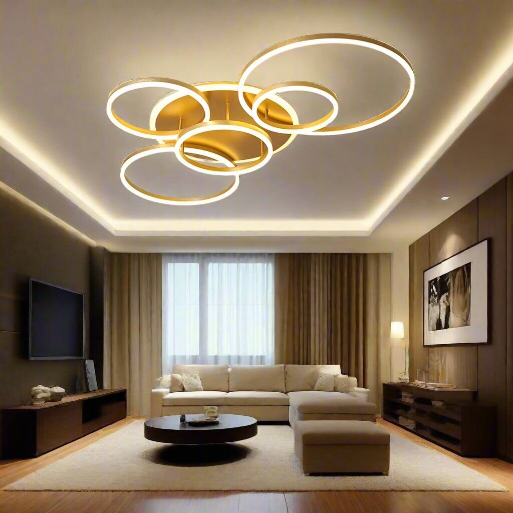 LumaNova Stylish Modern Dimmable LED Dining Room Ceiling Chandelier OpalDwell