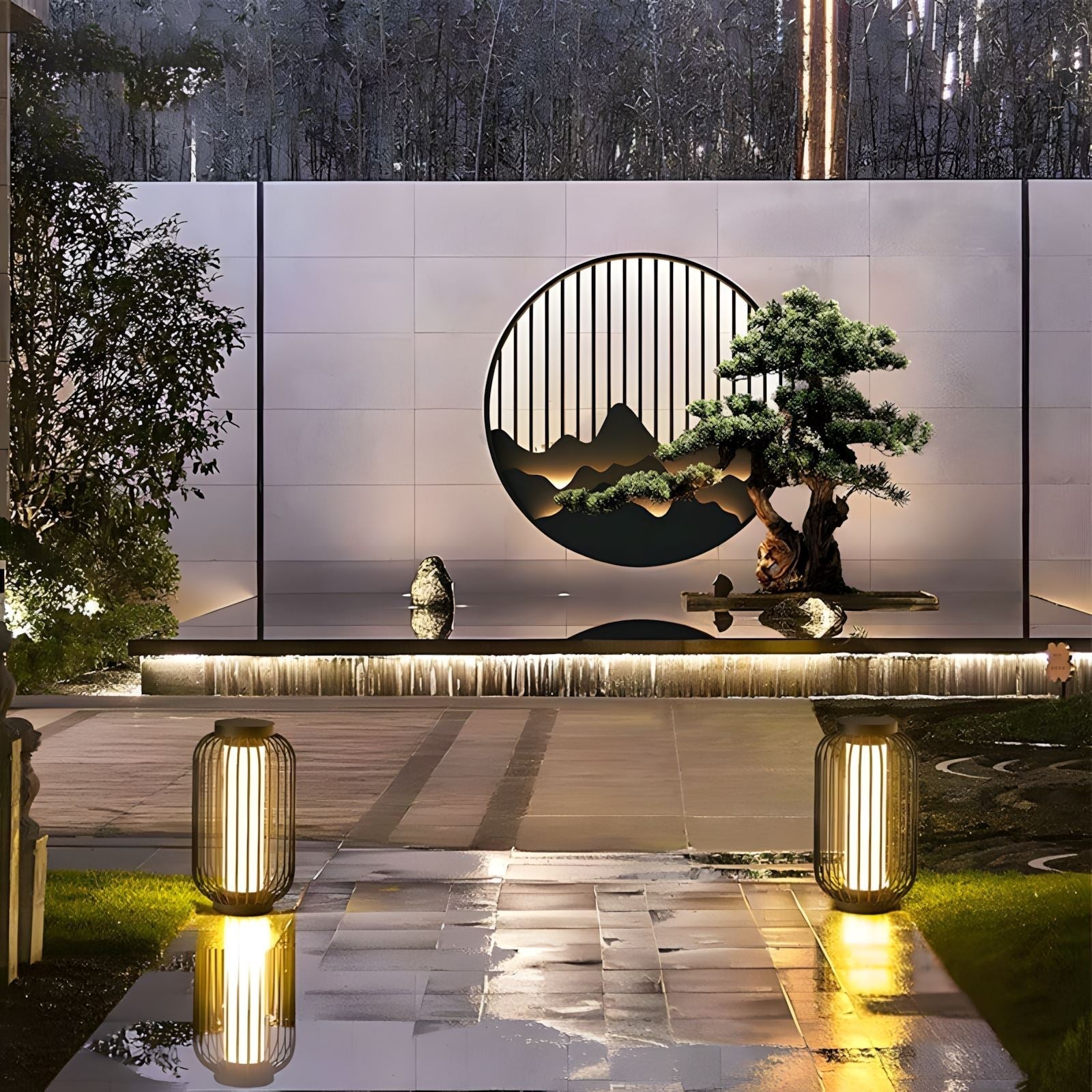 LumaGlow Stylish Waterproof Outdoor Wall Lamp With Modern LED Design - OpalDwell