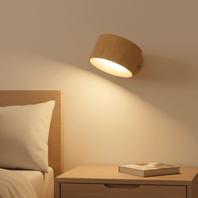 Wireless Rechargeable Wall Light With Nordic LED Design And Remote Dimming - OpalDwell